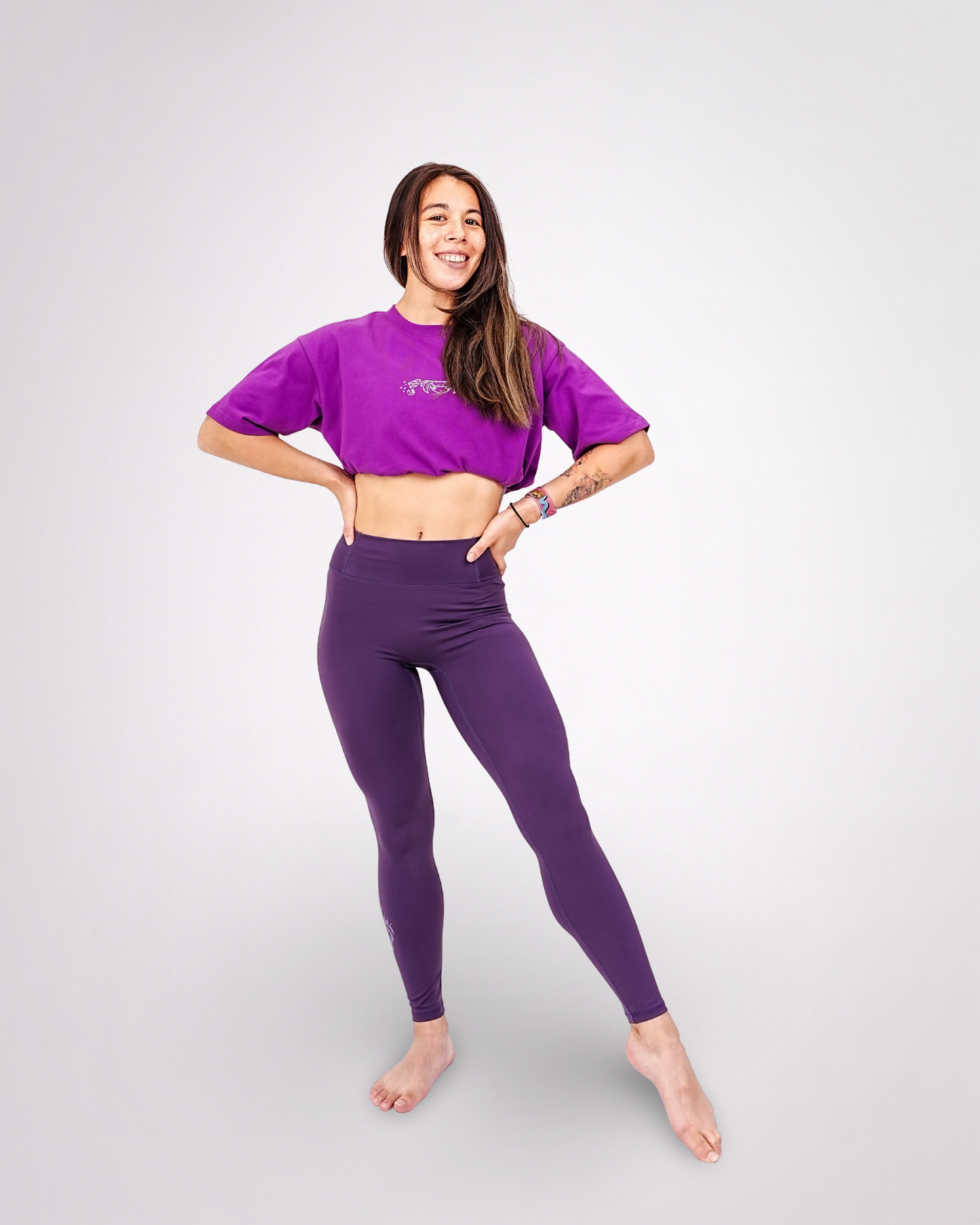 Unexpected Strength Leggings - Midnight Purple