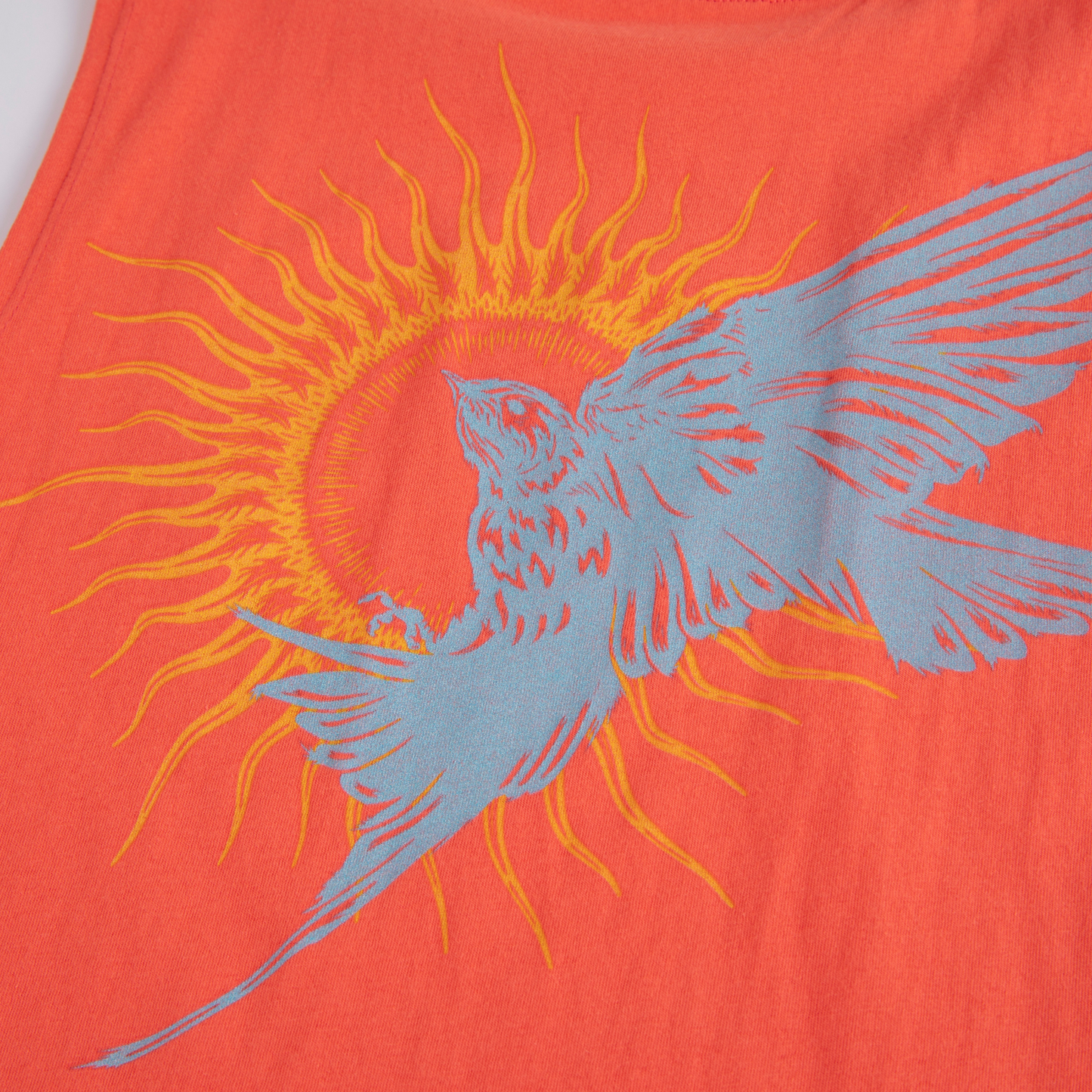 Wings Untamed Crop Tank - Blaze Red