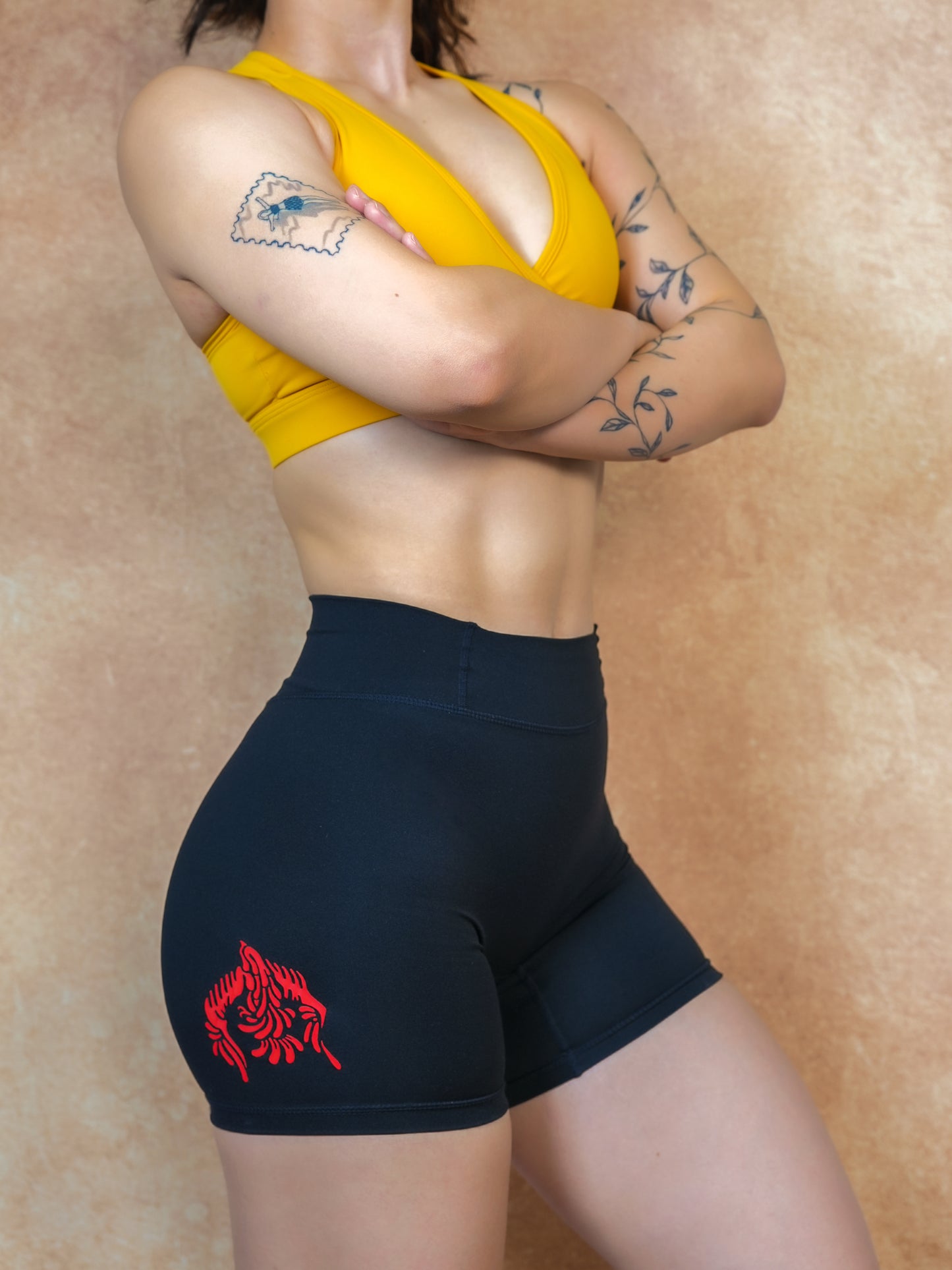 Wings Untamed Training Shorts - Absolute Black