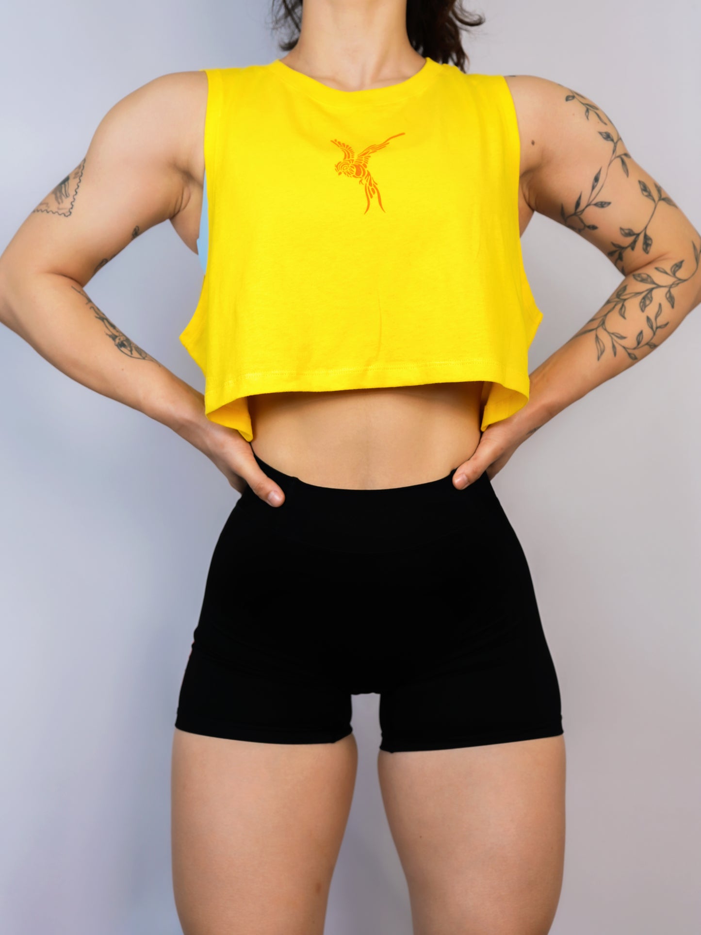 Wings Untamed Crop Tank - Honey Glint