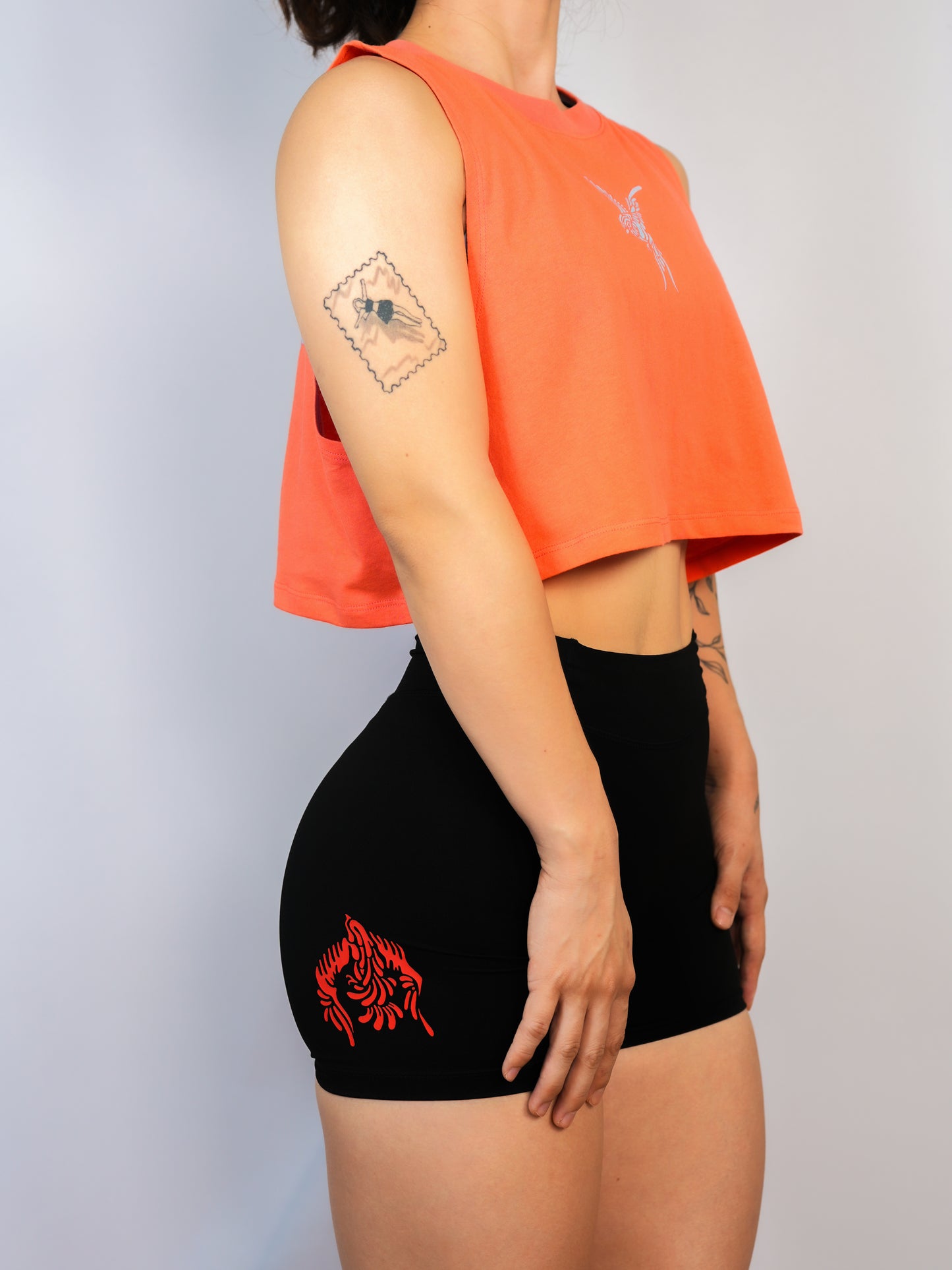 Wings Untamed Crop Tank - Blaze Red
