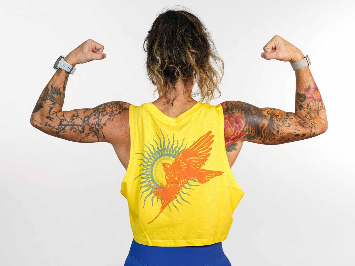 Wings Untamed Crop Tank - Honey Glint