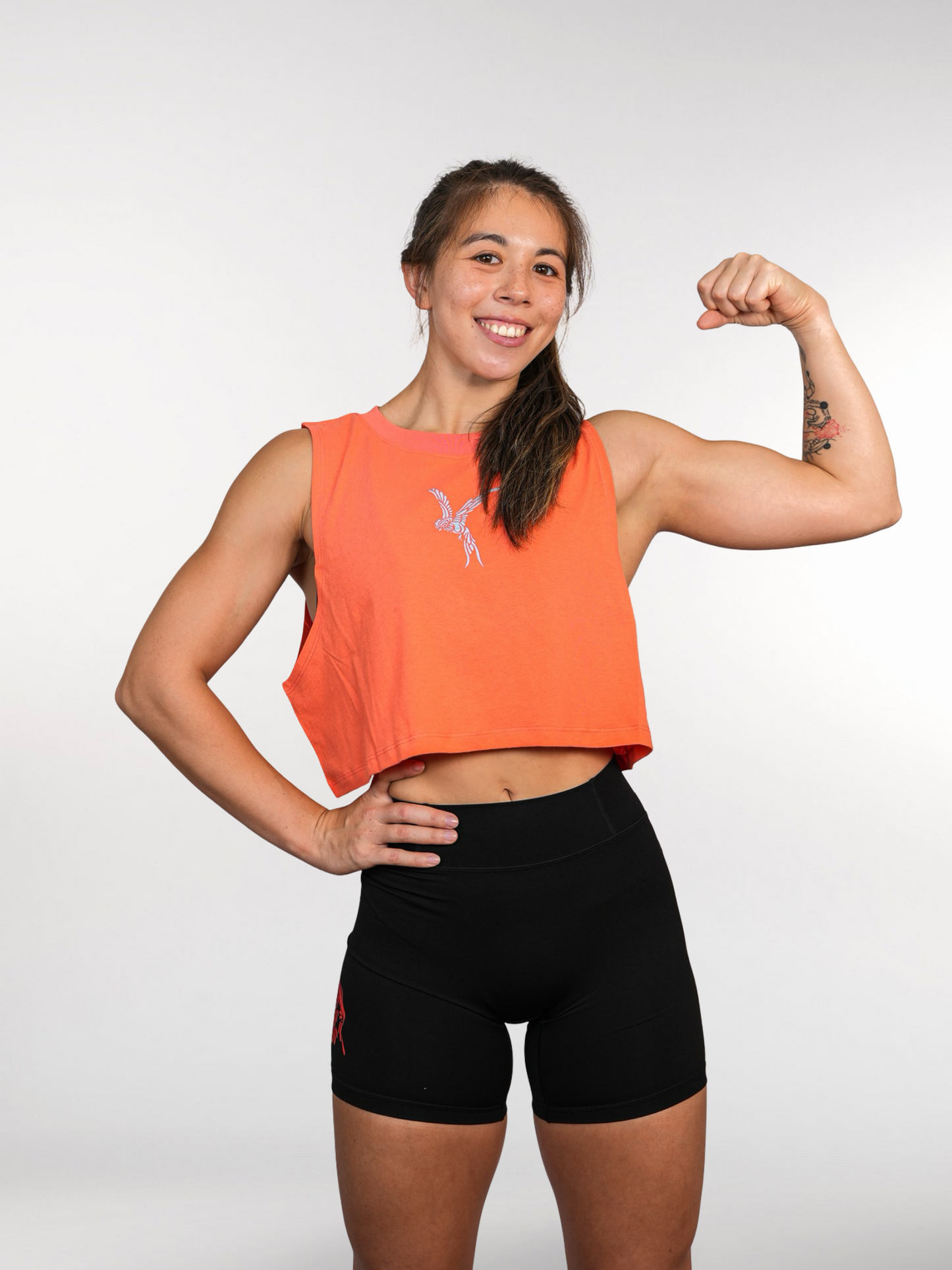 Wings Untamed Crop Tank - Blaze Red