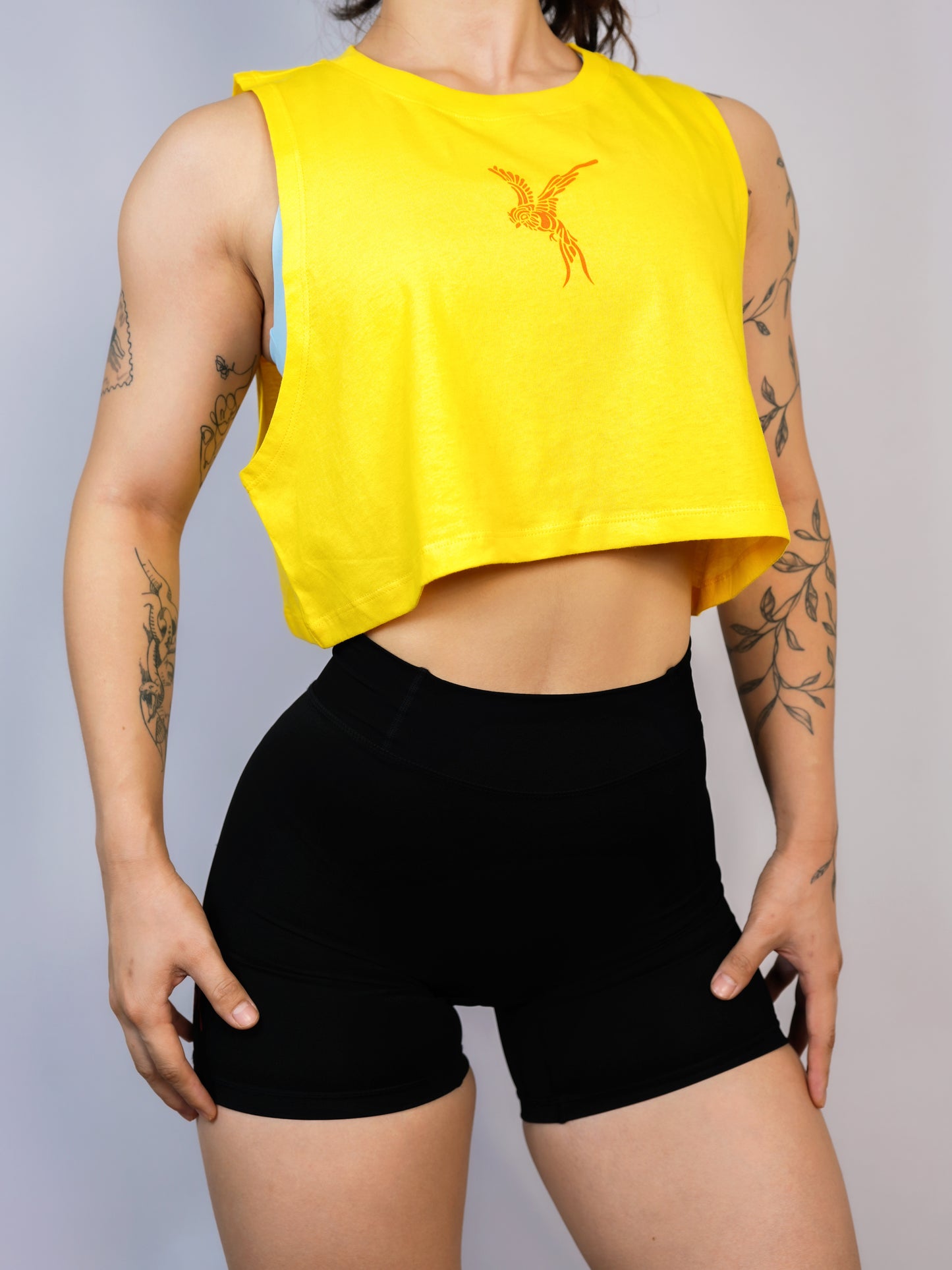 Wings Untamed Crop Tank - Honey Glint
