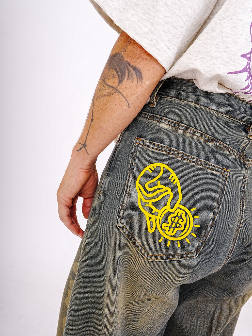 Rich Witches Born to be Rich Jeans