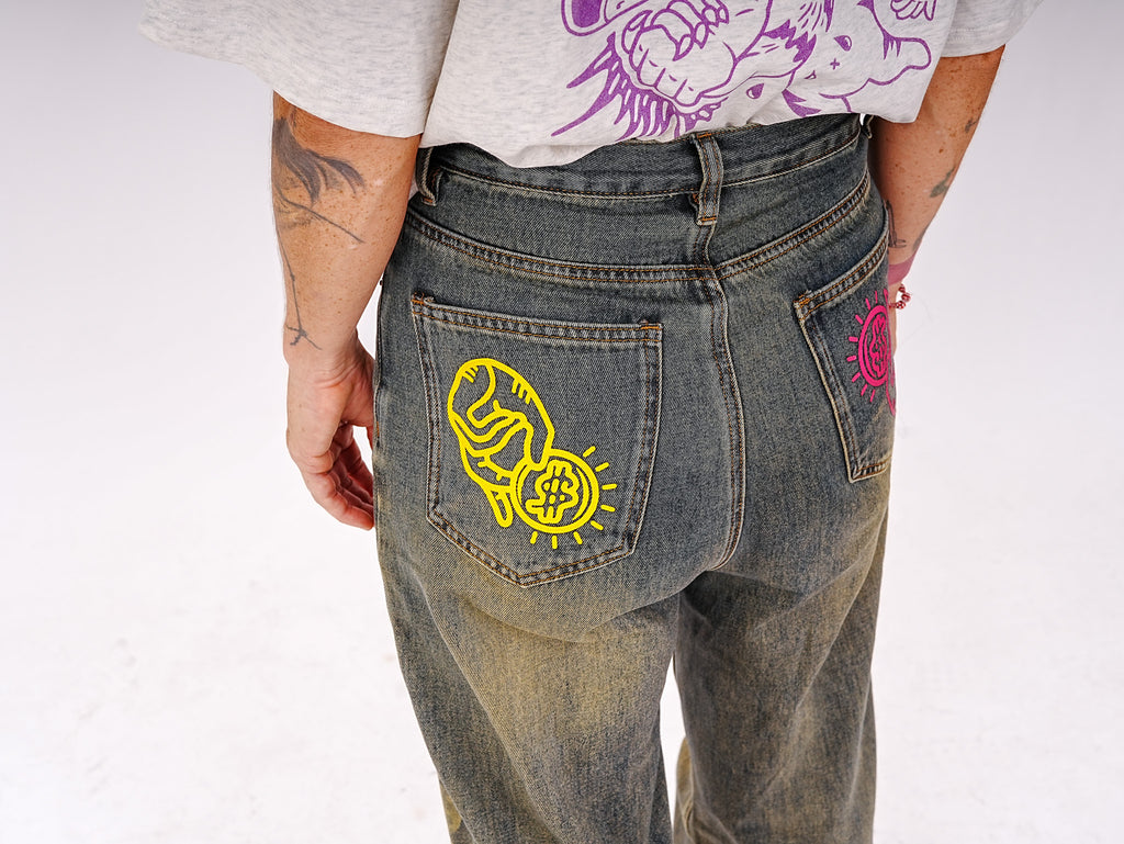 Rich Witches Born to be Rich Jeans